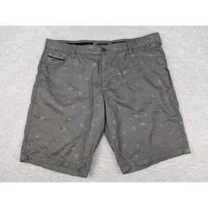 William Murray Golf Shorts Men's 40 x 11 Green All Over‎ Print Performance *Read